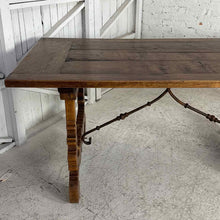 Load image into Gallery viewer, Spanish Colonial Style Wood & Iron Dining Table
