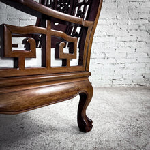 Load image into Gallery viewer, Qing Style Carved Rosewood Armchair