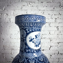 Load image into Gallery viewer, Monumental Chinese Export Blue & White Porcelain Floor Vase