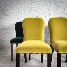Load image into Gallery viewer, Set of 4 OKA Stafford Velvet Dining Chair