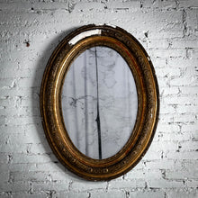 Load image into Gallery viewer, Antique Oval French Gilt Wood Wall Mirror