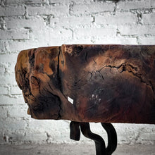 Load image into Gallery viewer, Live Edge Patina Hardwood Side Table