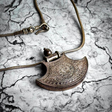 Load image into Gallery viewer, Contemporary Ethnic Sterling Silver Amulet Pendant Necklace