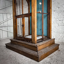 Load image into Gallery viewer, Monumental Gothic Revival Pine Shrine Birdcage