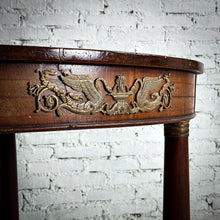 Load image into Gallery viewer, Antique Empire Revival Mahogany Entry Table