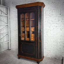 Load image into Gallery viewer, Victorian Ebonized Pine Apothecary Cabinet