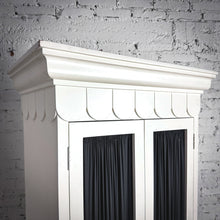 Load image into Gallery viewer, Contemporary White Lacquer Storage Cabinet