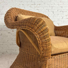 Load image into Gallery viewer, Woven Rattan Lounge Chair