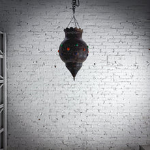Load image into Gallery viewer, Moroccan Aged Brass Pendant Light