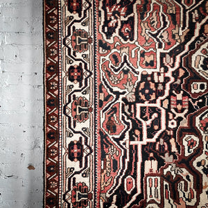 Heriz Wool Area Persian Knotted Rug
