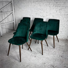 Load image into Gallery viewer, Set of 6 Homylin Scandinavian Style Velvet Metal Dining Chair