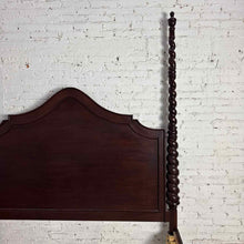 Load image into Gallery viewer, Four Poster Spanish Revival Super Queen Wood Bed