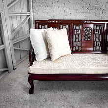 Load image into Gallery viewer, Mid 20th Century Qing Style Carved Rosewood Sofa