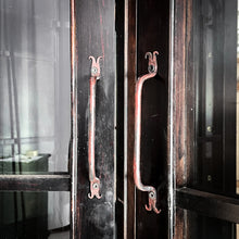 Load image into Gallery viewer, 3 Piece Espresso Wood Corner Cabinet