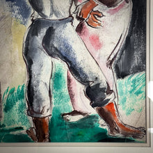 Load image into Gallery viewer, Jose Vela Zanetti 1970 Mixed Media Mural Study
