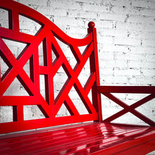 Load image into Gallery viewer, Templeton Collection Estate Furniture Red Lacquer Wood Bench