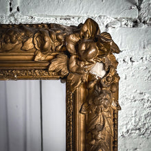 Load image into Gallery viewer, Antique French Gilt Wood Wall Mirror