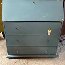 Load image into Gallery viewer, 2 Piece French Provincial Style Painted Secretary Cabinet