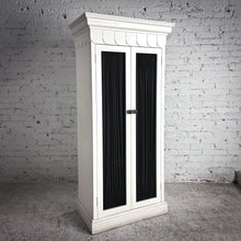 Load image into Gallery viewer, Contemporary White Lacquer Storage Cabinet