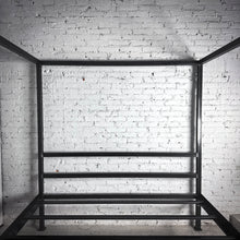 Load image into Gallery viewer, Industrial King Black Metal Bed