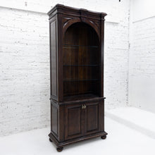 Load image into Gallery viewer, Traditional Lighted Wood Bookcase