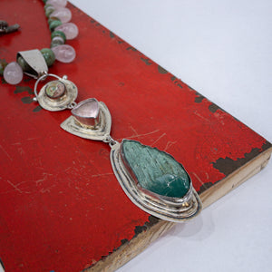 Andrea Arisiaga Silver Jade Necklace