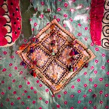 Load image into Gallery viewer, Vintage Turkish Embroidered Silk Banner Textile