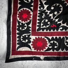 Load image into Gallery viewer, 1960s Large Suzani Embroidered Tapestry Textile