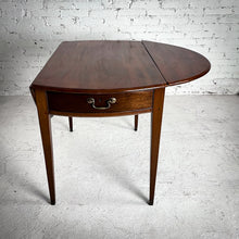 Load image into Gallery viewer, Antique Oval Mahogany Drop Leaf Table