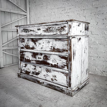 Load image into Gallery viewer, Farmhouse Distressed Wood Chest of Drawers
