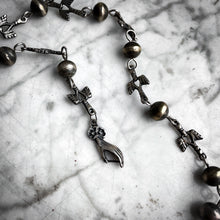 Load image into Gallery viewer, Vintage Yalalag Silver Oaxaca Link & Rope Necklace