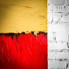 Load image into Gallery viewer, 2 Piece Busser Howell Abstract Expressionist Acrylic Painting