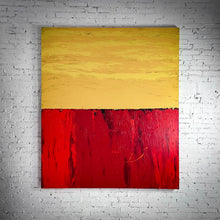 Load image into Gallery viewer, 2 Piece Busser Howell Abstract Expressionist Acrylic Painting