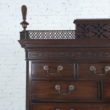 Load image into Gallery viewer, George II Blind Fret Carving Mahogany Dresser Cabinet