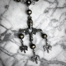 Load image into Gallery viewer, Vintage Yalalag Silver Oaxaca Link & Rope Necklace