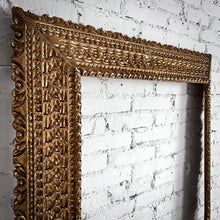 Load image into Gallery viewer, Peruvian Spanish Revival Gilt Wood Beveled Frame
