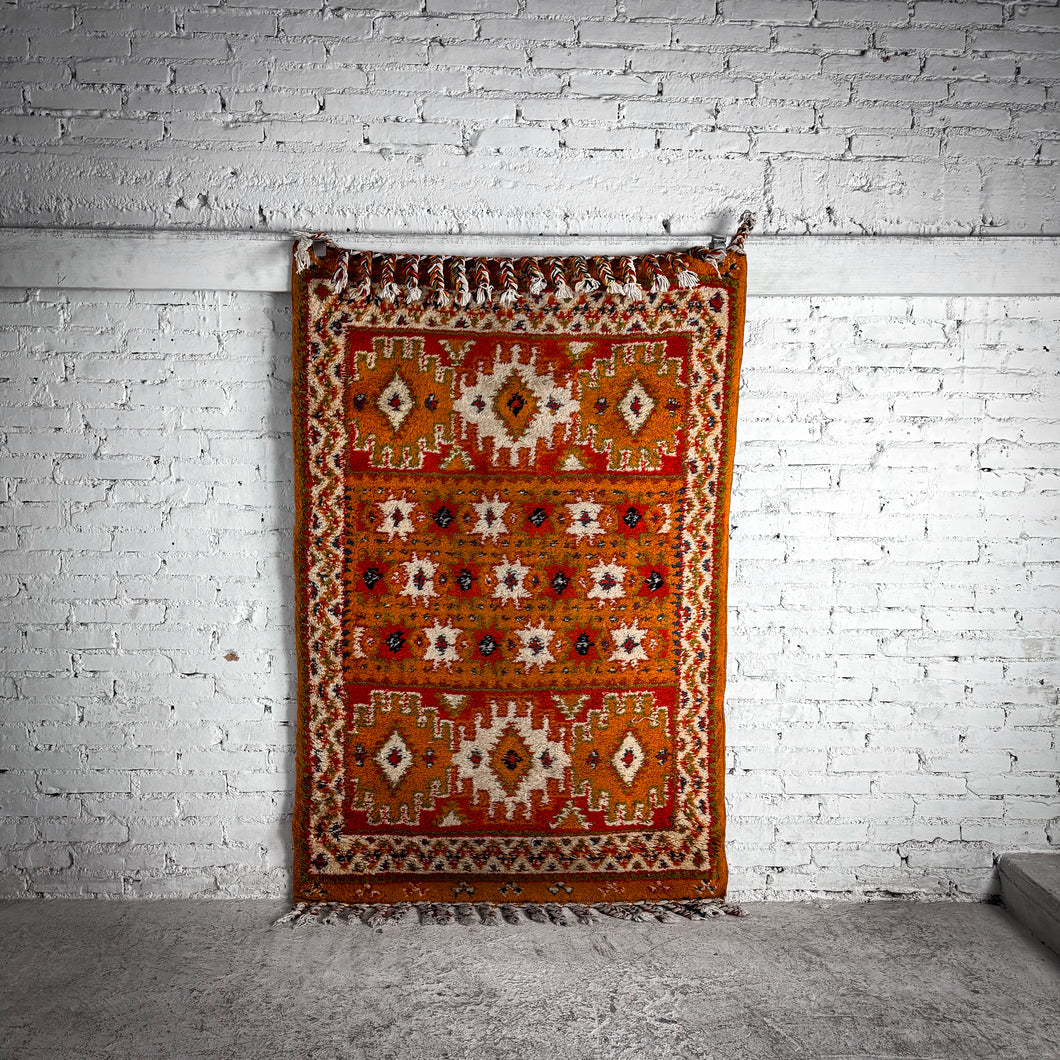 Azilal Wool Medium Pile Moroccan Knotted Rug