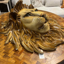 Load image into Gallery viewer, Sermel TonalÃ¡ Lacquered Lion Wall Mask
