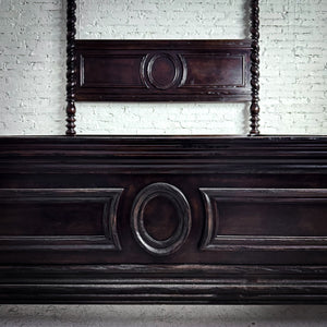 Four Poster Victorian Style Queen Wood Bed Frame