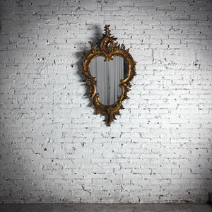 Rococo Revival Gilt Gesso Wall Mirror