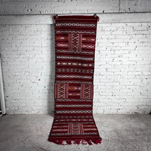 Moroccan Berber Zemmour Kilim Flatweave Rug
