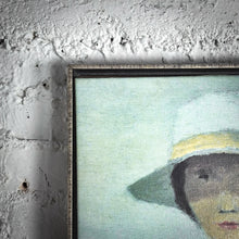 Load image into Gallery viewer, Jean Paul Lemieux Giclee Portrait Woman in Hat
