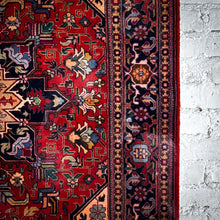 Load image into Gallery viewer, Heriz Wool Accent Persian Knotted Rug
