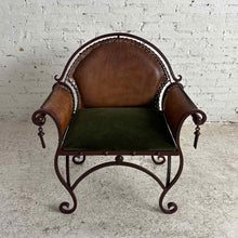Load image into Gallery viewer, Spanish Colonial Iron Frame Armchair
