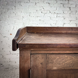 Early 20th C. Mission Oak Storage Cabinet