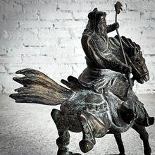 Load image into Gallery viewer, 19th Century Chinese Bronze God of War Decorative Sculpture
