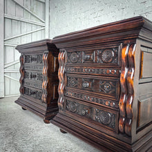 Load image into Gallery viewer, Set of 2 Manuel Padron Hand Carved Nightstand
