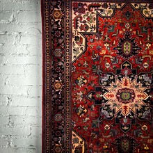 Load image into Gallery viewer, Heriz Wool Accent Persian Knotted Rug
