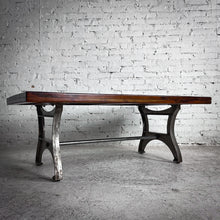 Load image into Gallery viewer, Industrial Satin Parota Cocktail Table
