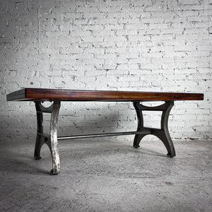 Industrial Satin Parota Cocktail Table